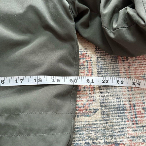 Levi’s Water Repellent Parka Jacket Faux Fur Trim Hood Small - Picture 7 of 11